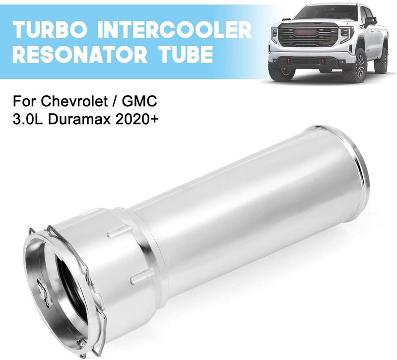 Atesilor 55513244 Upgraded Turbo Intercooler Resonator Tube with O-Ring Compatible with GMC Yukon Chevrolet Silverado Tahoe Suburban Cadillac Escalade with Duramax 3.0L L6 Diesel LM2/LZ0 2020+ - Image 2